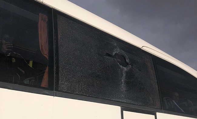 Konya'da EYMS Otobüsüne Çirkin Saldırı