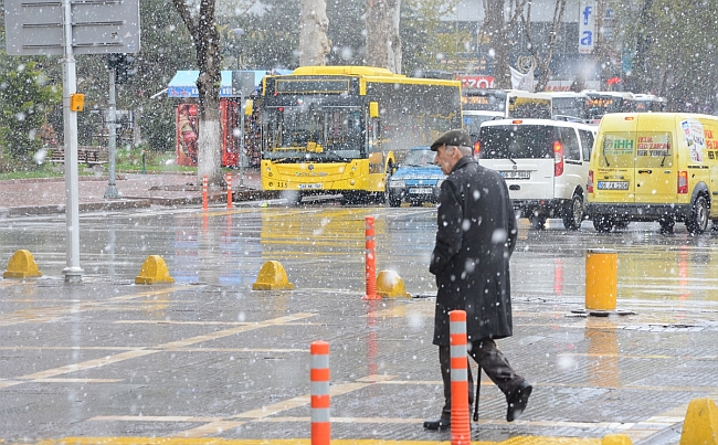 Malatya'da Kar Yağışı Etkili Oldu