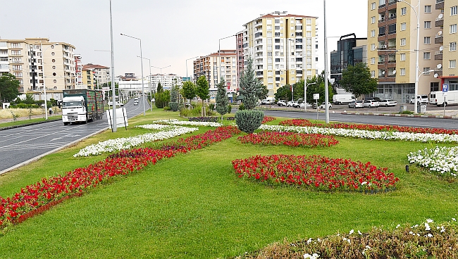 Meydan, Park ve Refüjlere 157 Bin Çiçek Dikildi