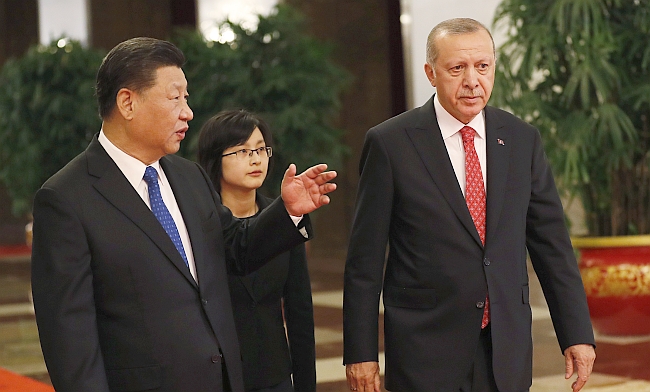 Erdoğan Çin Devlet Başkanı İle Görüştü