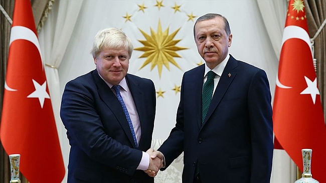 Erdoğan'dan Boris Johnson'a Kutlama