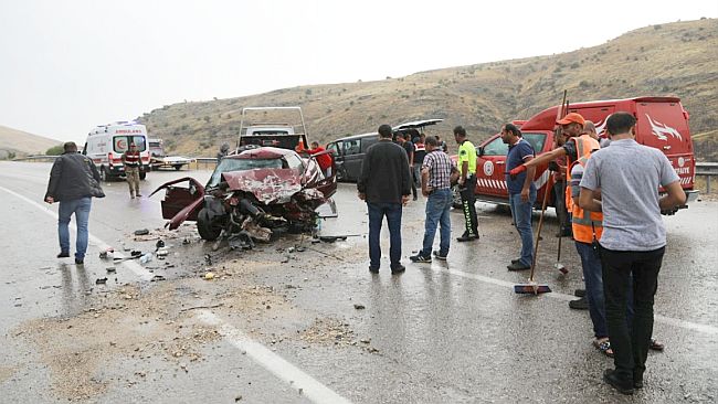 Darende'de Kaza.. 1 Ölü, 7 Yaralı..