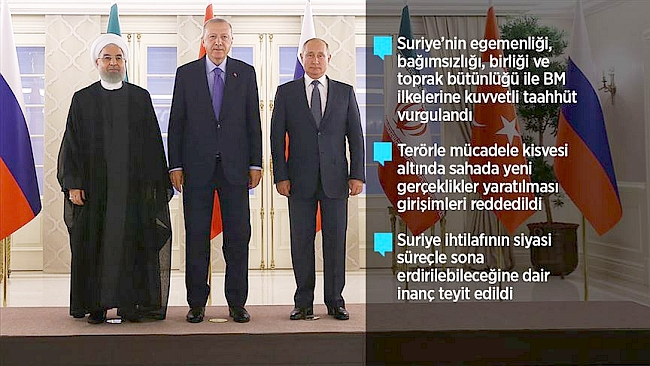 3'lü Ankara Zirvesinin Ortak Bildirisi