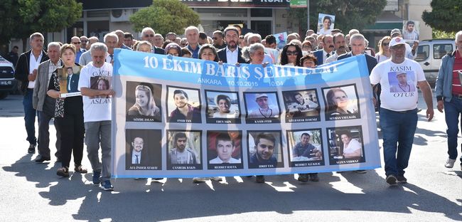Ankara Gar Katliamı Kurbanları Anıldı