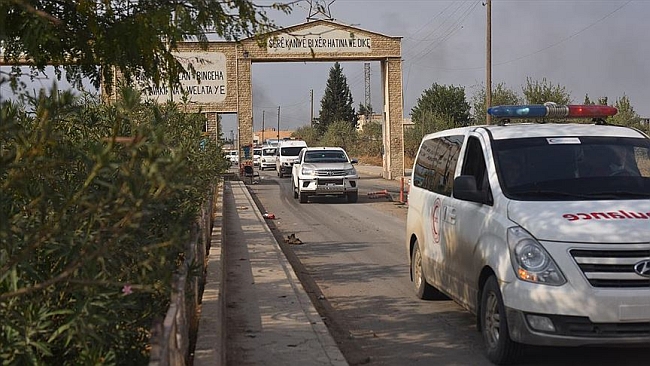 YPG/PKK'lı Teröristler Ambulans ve Sivil Araçlarla Kaçıyor