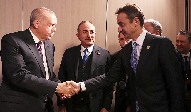 Erdoğan Yunanistan Başbakanıyla Görüştü