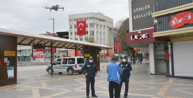 Yasak Havadan Denetlendi, 'Evde Kal' Çağrısı Yapıldı