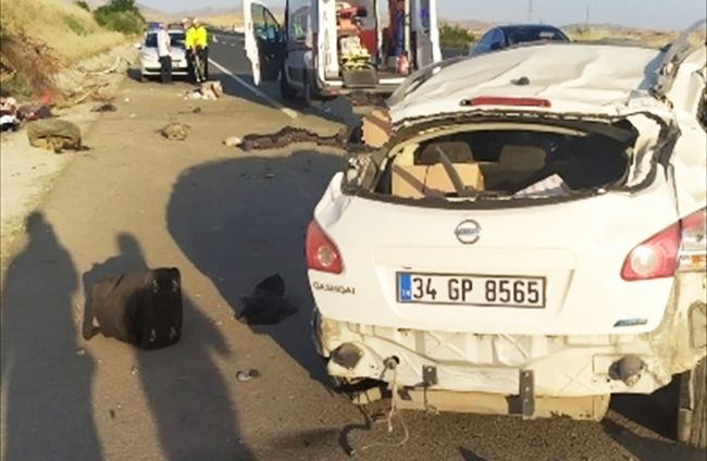 Elazığ Yolundaki Kazada 1 Ölü, 3 Yaralı