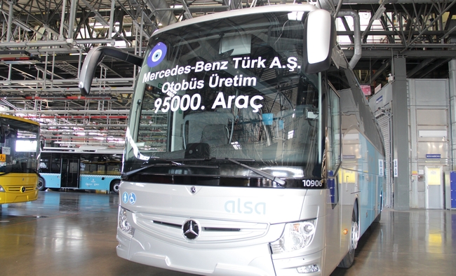 Mercedes Türk'ten 95 Bininci Otobüs
