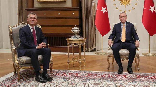 Erdoğan, NATO Genel Sekreterini Kabul Etti