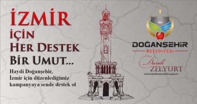 Doğanşehir'de İzmir İçin Kampanya