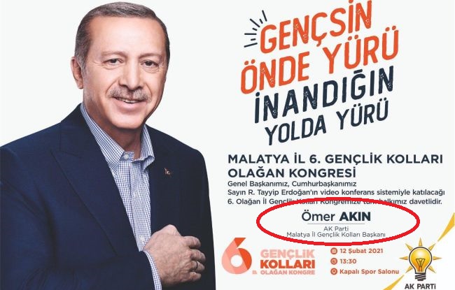 İyi de AKP Gençlik Kolları Başkanı Değişmemiş miydi?!