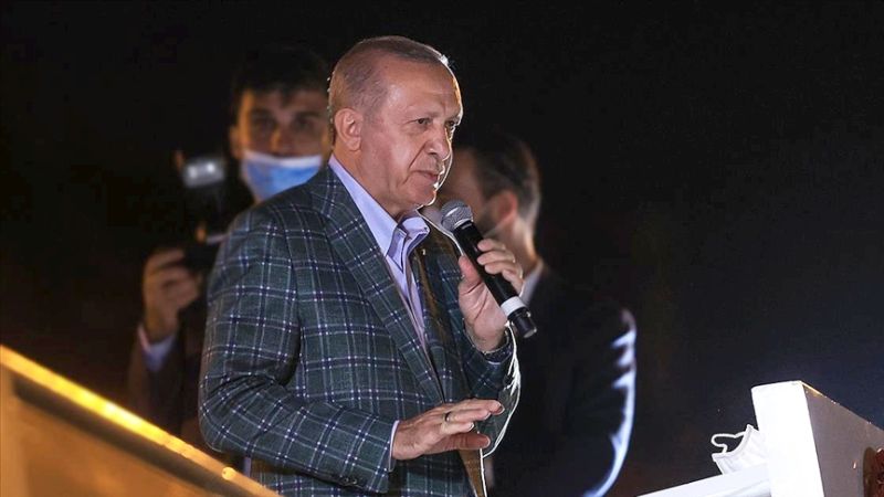 Erdoğan, Yangın Bölgesinde..