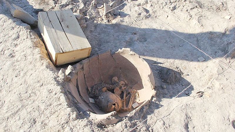 Arslantepe'de 5600 Yıllık Çocuk İskeletleri Çıktı