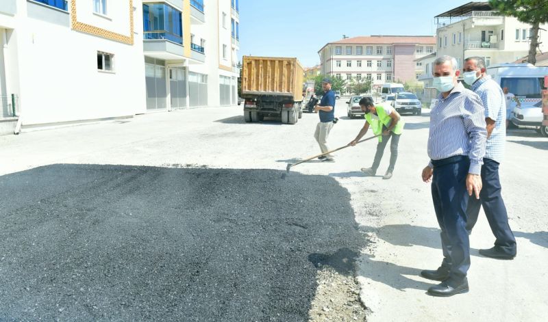 Çavuşoğlu Mahallesi'nde Asfalt Çalışması