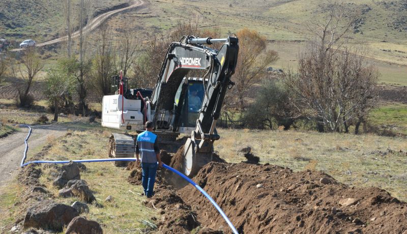 Karagüney'in İçme Suyu Alt Yapısı Yenileniyor