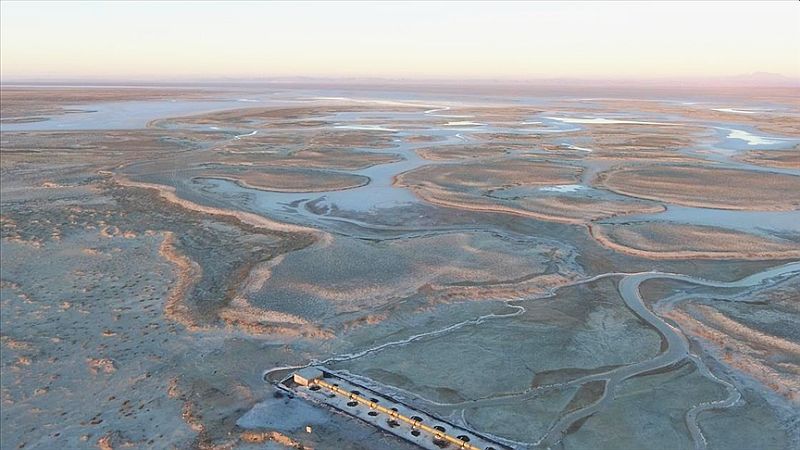 Tuz Gölü Kuraklık Nedeniyle Küçülüyor