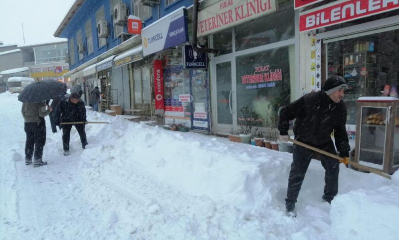 Arapgir'de Kar Mesaisi